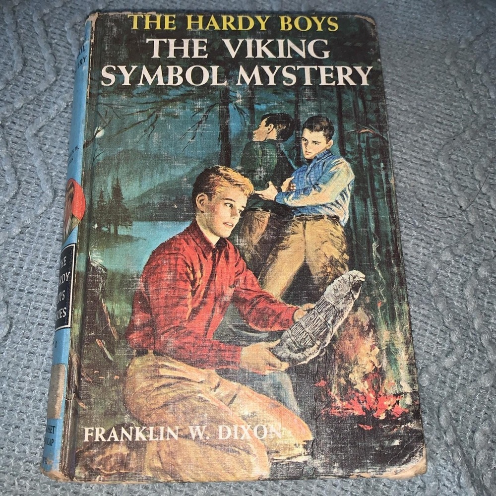 Hardy Boys #42 (1963) The Viking Symbol Mystery Vintage Book by Franklin Dixon